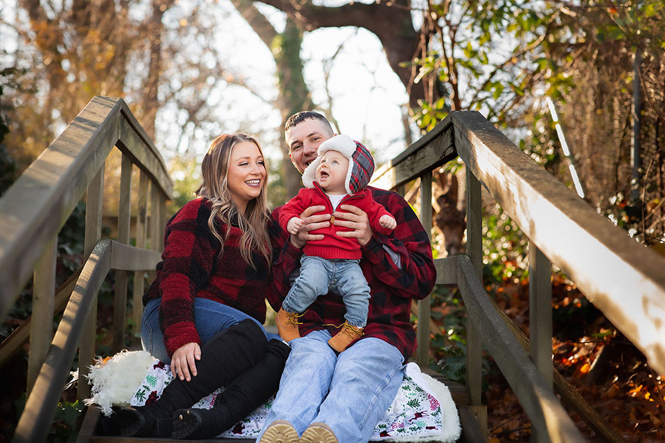 Family in the park