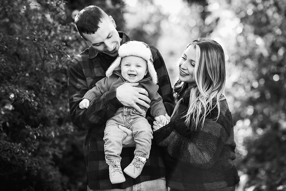 Family in the park