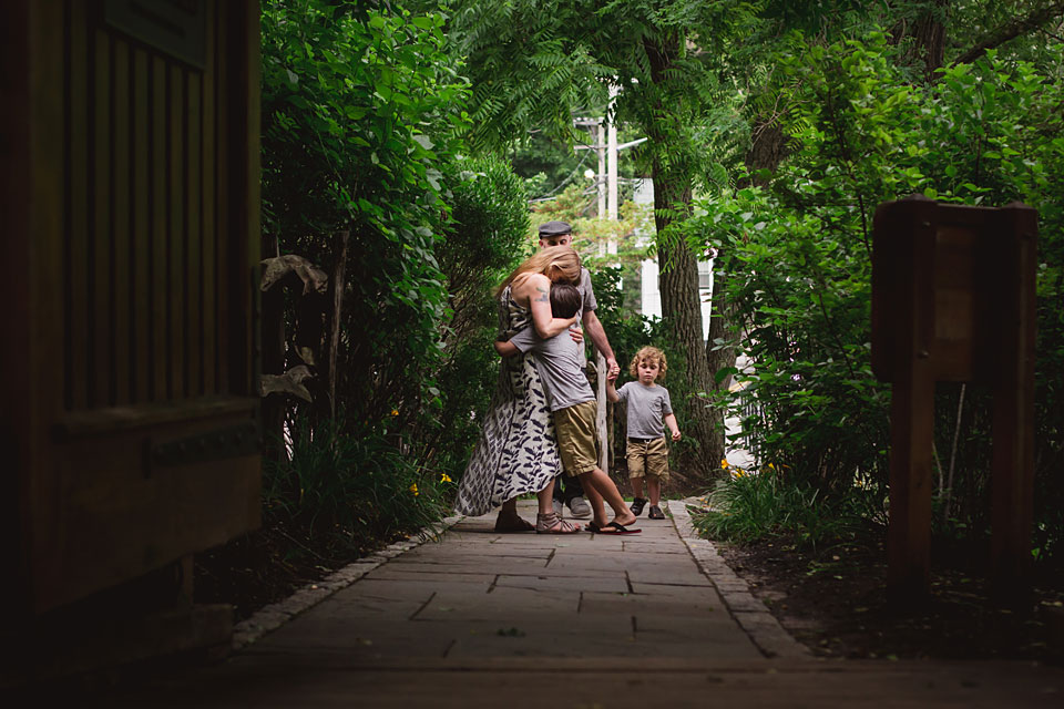Family in the park