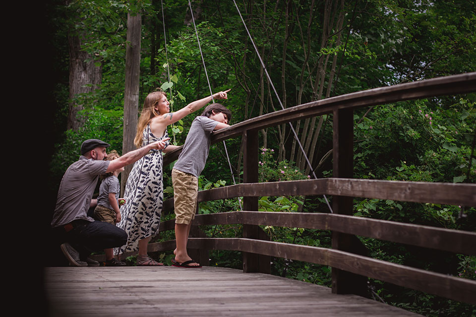 Family in the park