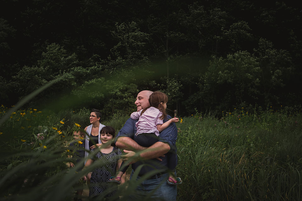 Family in the park