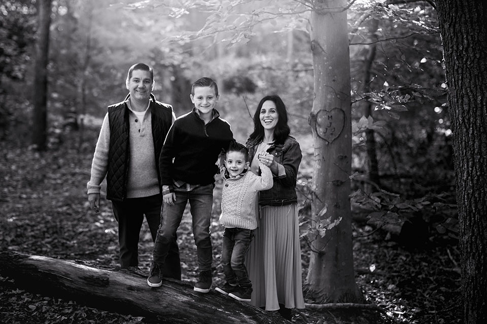 Family in the park