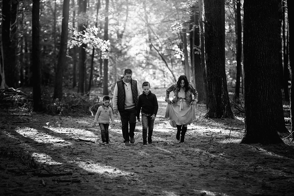 Family in the park