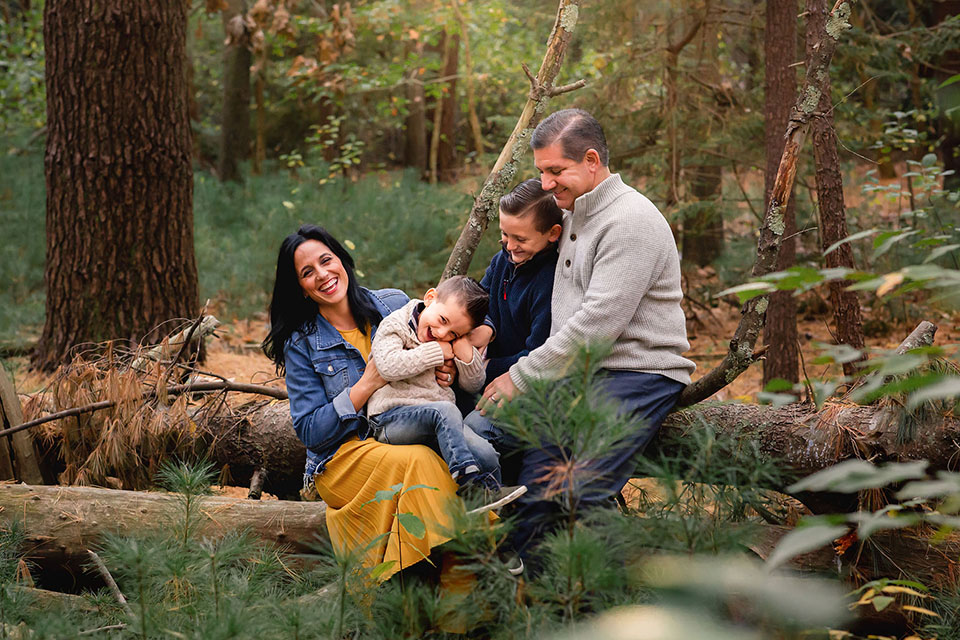 Family in the park