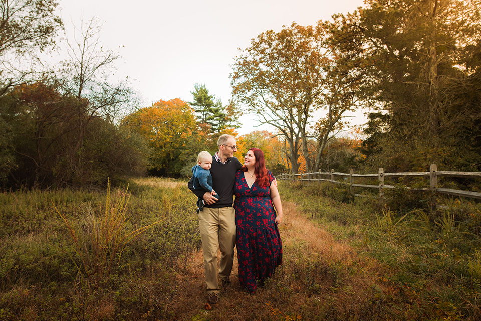 Family in the park
