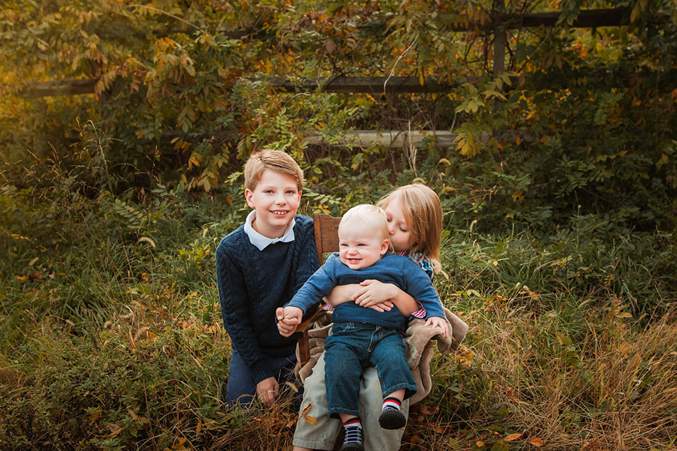 Family in the park