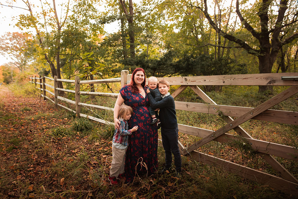 Family in the park