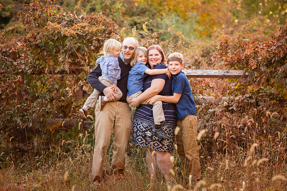Family in the park