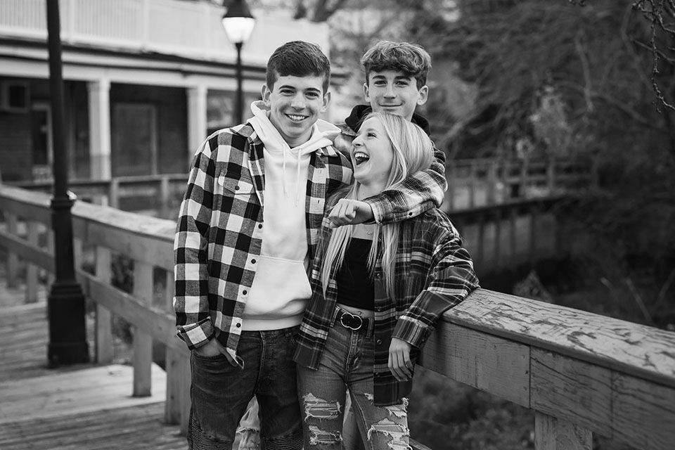 Family in the park