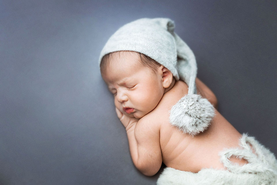 Baby in hospital