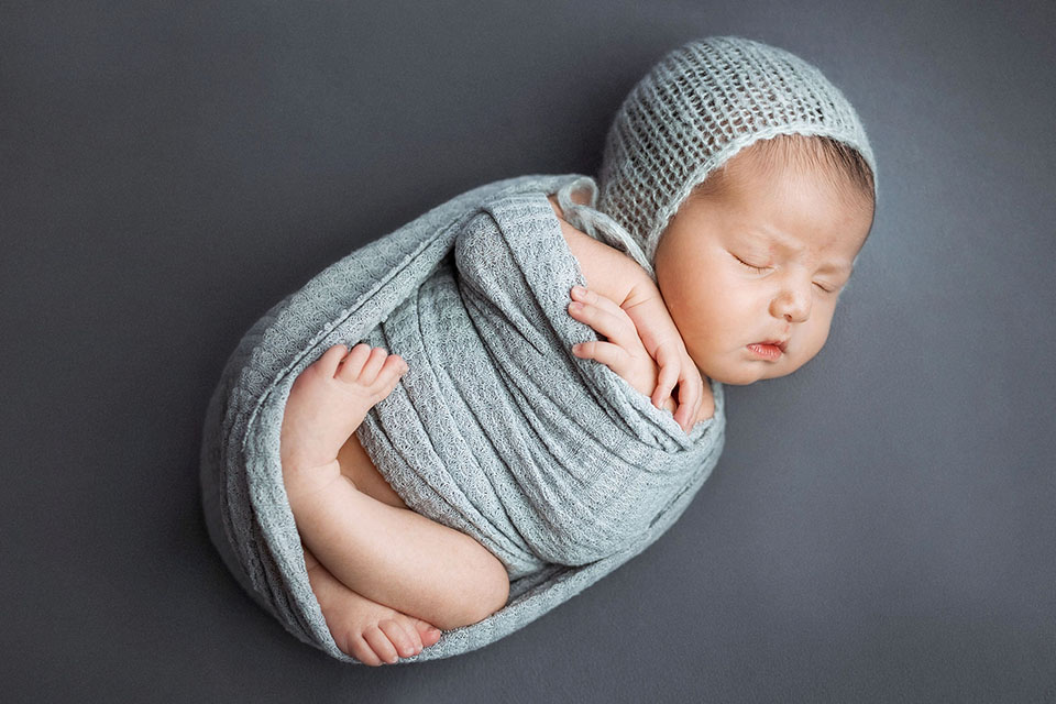 Baby in hospital